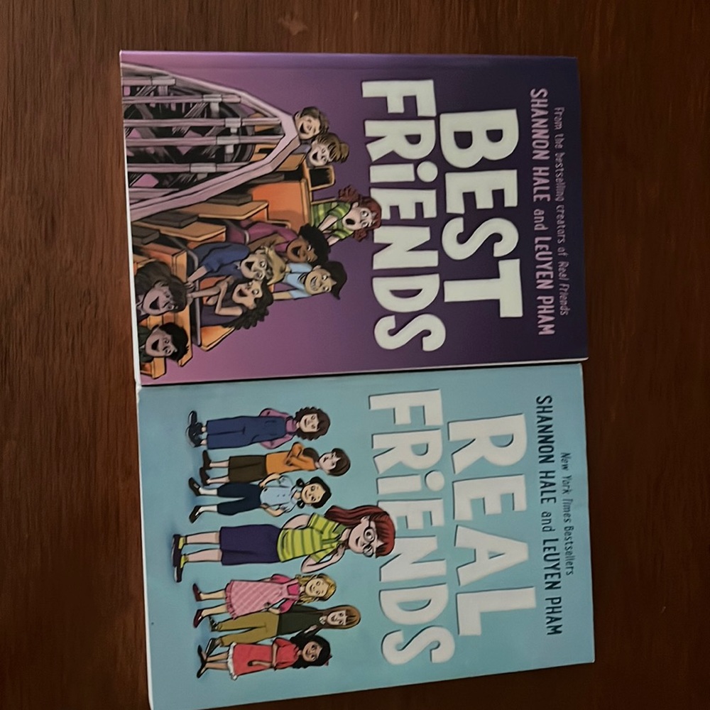 books by shannon hale and leuyen pham, good as new no dents, folds, or tears.